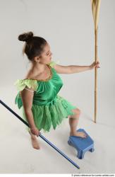 KATERINA STANDING POSE WITH SPEAR AND SWORD